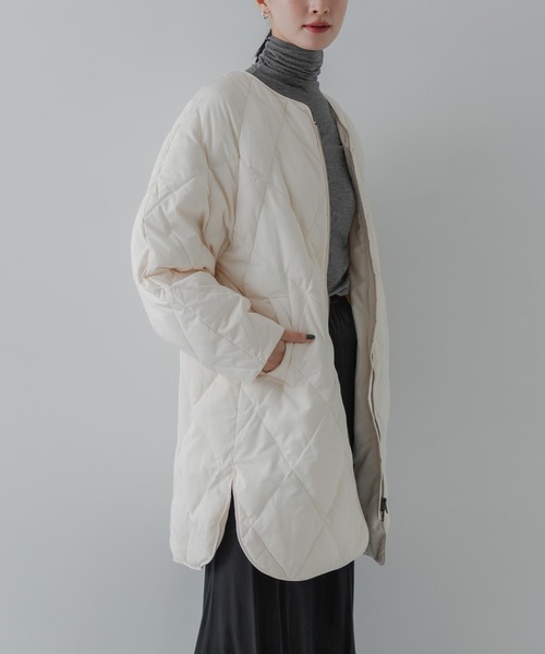 WEB限定』コクーンキルティングロングダウン（ダウンジャケット