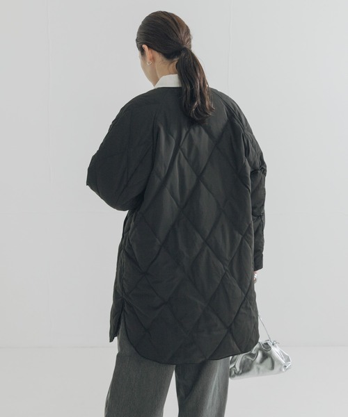 PGロゴ付きキルティングダウンウエア WEB限定』コクーンキルティングロングダウン（ダウンジャケット/コート