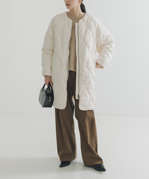 WEB限定』コクーンキルティングロングダウン（ダウンジャケット