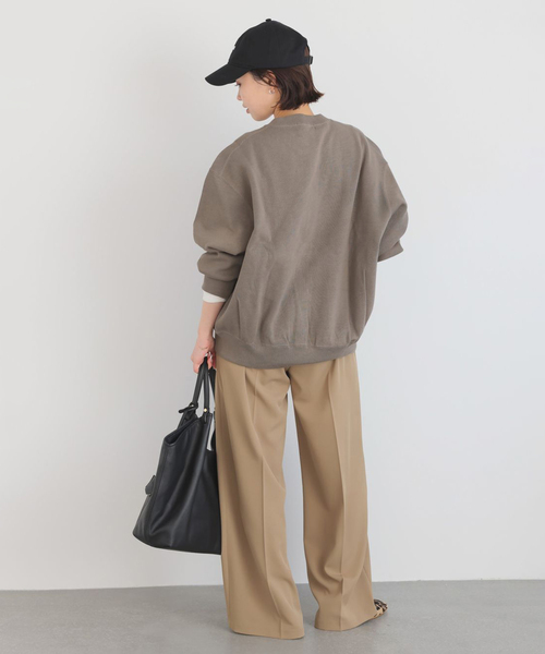 SLOBE IENA（スローブイエナ）の「《WEB限定/追加4》ダブルフェイスジャージースナップカーディガン（カーディガン/ボレロ・メンズ・ブルー系その他/カーキ・FREE）」の5枚目の写真