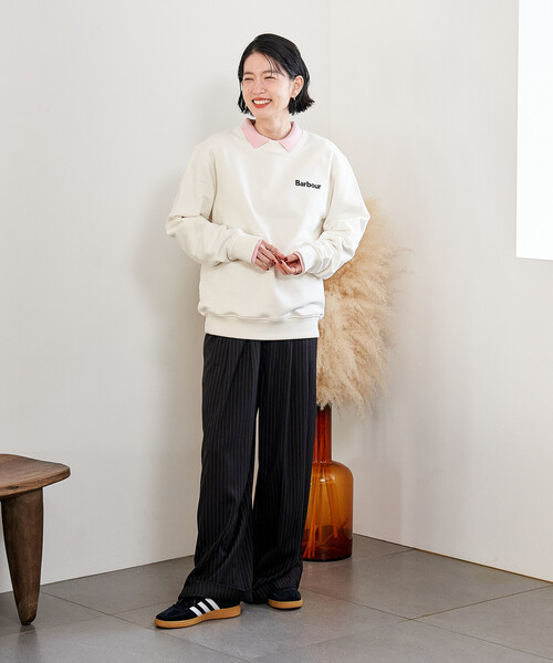 セール】Barbour × FREAK'S STORE/バブアー 別注 ALLEN BY CREW NECK セール】Barbour × FREAK'S STORE/バブアー 別注 ALLEN BY CREW NECK