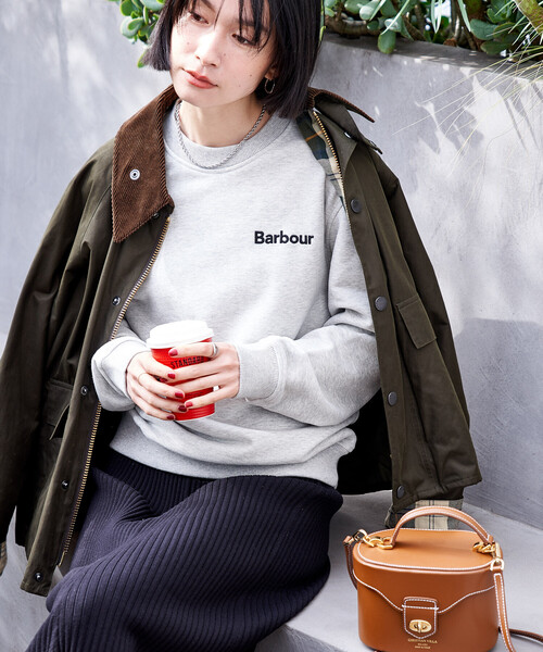 Barbour × FREAK'S STORE/バブアー 別注 ALLEN BY CREW NECK SWEAT