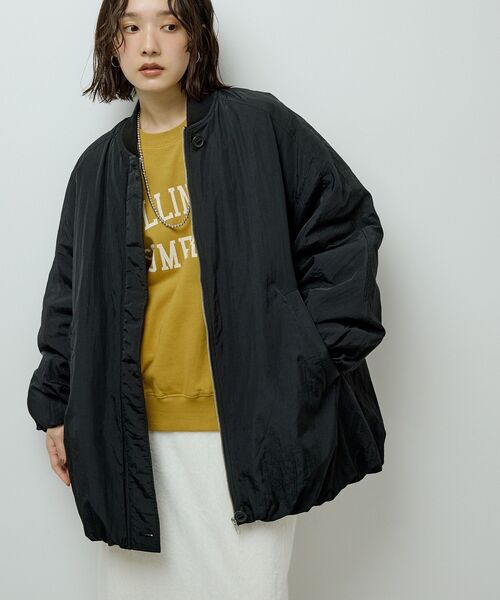 Green　Parks（グリーンパークス）の「オーバーサイズロゴ裏毛プルオーバー（スウェット・レディース・ホワイト系その他/マスタード/チャコールグレー/オフホワイト/杢グレー・FREE）」の21枚目の写真