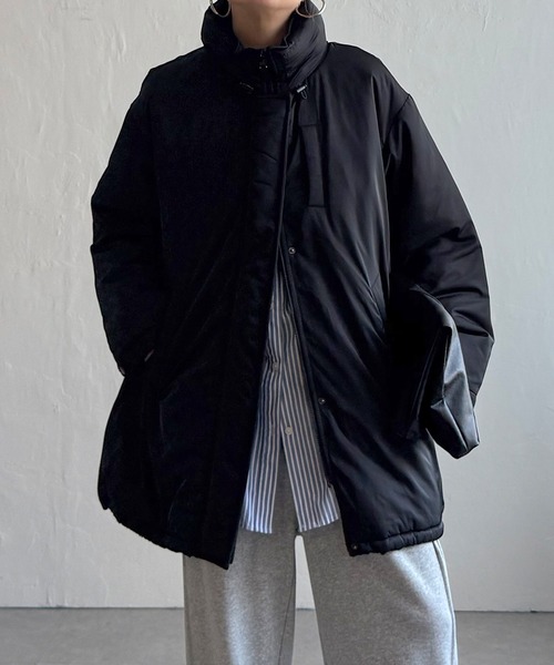 LBC（エルビーシー）の「モンスターパーカー（ブルゾン・レディース・グレー/ブラック/カーキ・M）」の4枚目の写真