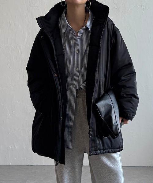 LBC（エルビーシー）の「モンスターパーカー（ブルゾン・レディース・グレー/ブラック/カーキ・M）」の9枚目の写真