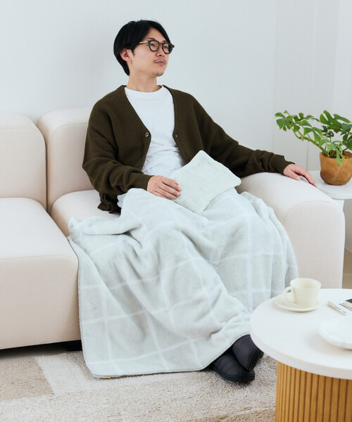 FREAK'S STORE(フリークスストア)の「FLANNEL FLEECE BLANKET フランネル フリースブランケット(ブランケット・メンズ・グレー/ピンク/ベージュ/その他9・ONE SIZE)」の12枚目の写真