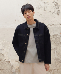 AGOD（エージーオーディー）の「ストーンウォッシングクロップデニムジャケット[ロウインディゴ]（デニムジャケット）」