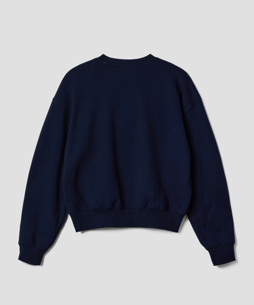 TTUDEMENT（トュードメント）の「ESSENTIAL LOGO SWEATSHIRT_NAVY（スウェット・レディース・その他・FREE）」の3枚目の写真