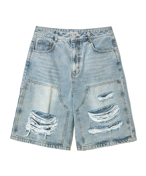 F.ILLUMINATE（フィルミネイト）の「ローカットデニムショーツ-ライトブルー（デニムパンツ・レディース・その他・SMALL/MEDIUM/LARGE）」の11枚目の写真
