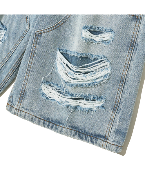 F.ILLUMINATE（フィルミネイト）の「ローカットデニムショーツ-ライトブルー（デニムパンツ・レディース・その他・SMALL/MEDIUM/LARGE）」の7枚目の写真