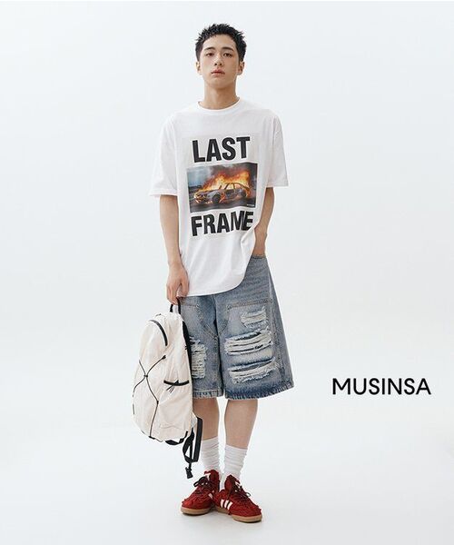 F.ILLUMINATE（フィルミネイト）の「ローカットデニムショーツ-ライトブルー（デニムパンツ・レディース・その他・SMALL/MEDIUM/LARGE）」の3枚目の写真
