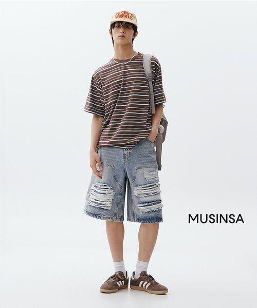 F.ILLUMINATE（フィルミネイト）の「ローカットデニムショーツ-ライトブルー（デニムパンツ・レディース・その他・SMALL/MEDIUM/LARGE）」の4枚目の写真