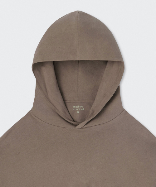 MUSINSA STANDARD（ムシンサスタンダード）の「フードパーカー長袖Tシャツ[トープ]（パーカー・メンズ・その他・SMALL/MEDIUM/LARGE/X-LARGE/XX-LARGE/XXX-LARGE）」の4枚目の写真