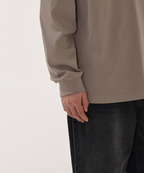 MUSINSA STANDARD（ムシンサスタンダード）の「フードパーカー長袖Tシャツ[トープ]（パーカー・メンズ・その他・SMALL/MEDIUM/LARGE/X-LARGE/XX-LARGE/XXX-LARGE）」の6枚目の写真