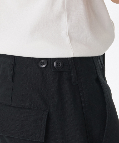 MUSINSA STANDARD（ムシンサスタンダード）の「バックサテンパラシュートカーゴパンツ[ブラック]（その他パンツ・メンズ・その他・40/31/33/26/27/28/29/38/42/36/34/32/30）」の5枚目の写真