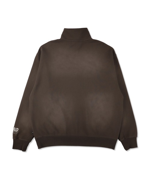WIND AND SEA(ウィンダンシー)の「SULFUR DYEING LOGO HALF ZIP SWEATSHIRT(スウェット・メンズ・パープル/ブラウン/サックスブルー系/レッド・S/M/L/XL)」の8枚目の写真