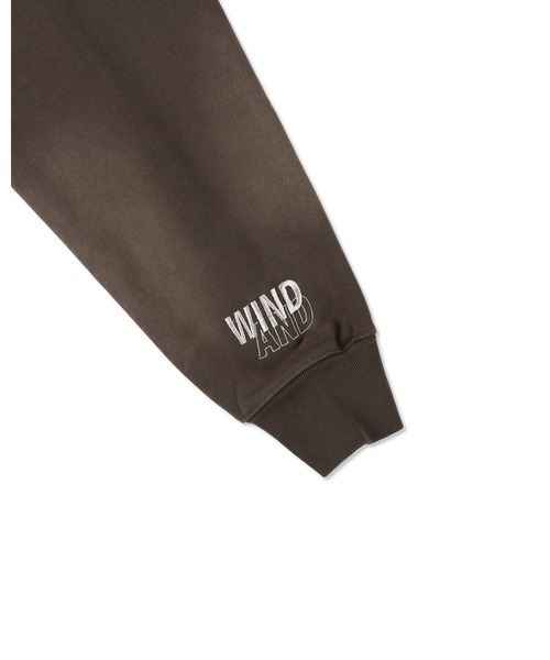 WIND AND SEA(ウィンダンシー)の「SULFUR DYEING LOGO HALF ZIP SWEATSHIRT(スウェット・メンズ・パープル/ブラウン/サックスブルー系/レッド・S/M/L/XL)」の10枚目の写真