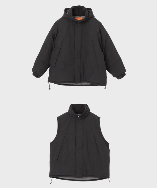 B.C STOCK（ベーセーストック）の「CALIFORNIA SPORTSWEAR別注 3WAY LEVEL7 ジャケット（ダウンジャケット/コート・メンズ・カーキ/ブラック・FREE）」の3枚目の写真