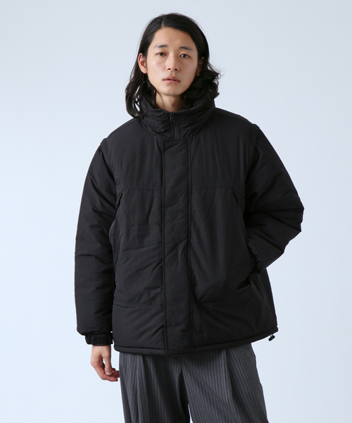B.C STOCK（ベーセーストック）の「CALIFORNIA SPORTSWEAR別注 3WAY LEVEL7 ジャケット（ダウンジャケット/コート・メンズ・カーキ/ブラック・FREE）」の6枚目の写真