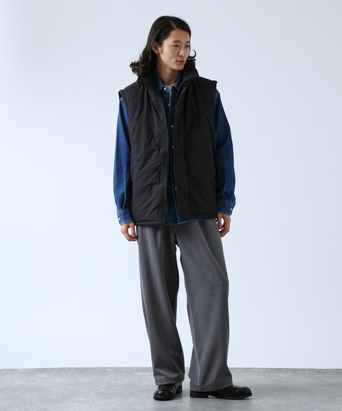 B.C STOCK（ベーセーストック）の「CALIFORNIA SPORTSWEAR別注 3WAY LEVEL7 ジャケット（ダウンジャケット/コート・メンズ・カーキ/ブラック・FREE）」の9枚目の写真