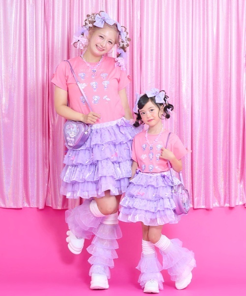 メゾピアノ新品新作タグ付き【しなこちゃん】なりきりセットアップ140 しなこちゃん】なりきりセットアップ（セットアップ）｜mezzo piano