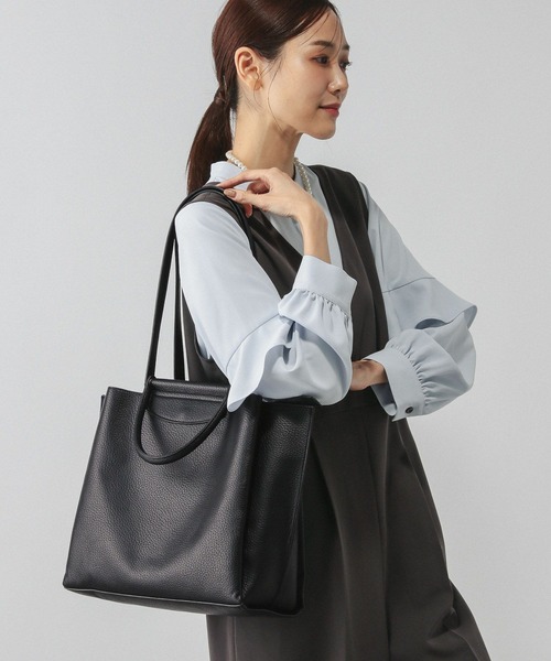 GLOBAL WORK（グローバルワーク）の「スペ軽2WAYトート/612316（トートバッグ・レディース・ベージュ/ブラック系その他/ブラック/ホワイト系その他7・ONE SIZE）」の7枚目の写真