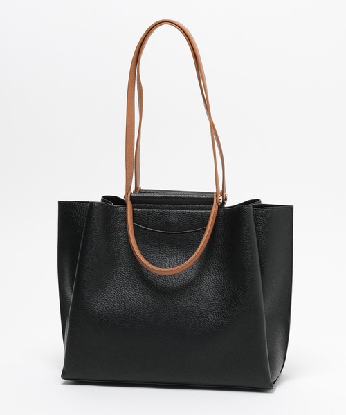 GLOBAL WORK（グローバルワーク）の「スペ軽2WAYトート/612316（トートバッグ・レディース・ベージュ/ブラック系その他/ブラック/ホワイト系その他7・ONE SIZE）」の15枚目の写真