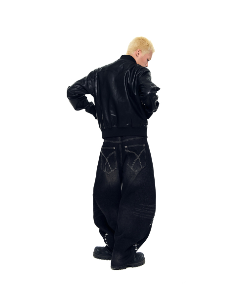 AAKAM(アーカム)の「High-Neck Leather Jacket (Black)(ライダースジャケット・レディース・その他・1/2)」の14枚目の写真