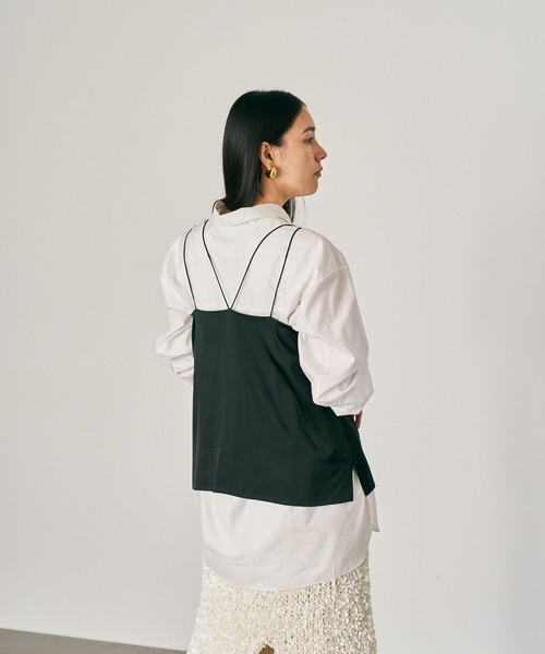 Chaos（カオス）の「Chaos(カオス)/ モーラキャミ（キャミソール・レディース・アイボリー/ブラック・FREE）」の12枚目の写真