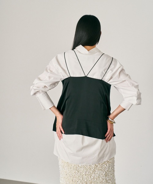 Chaos（カオス）の「Chaos(カオス)/ モーラキャミ（キャミソール・レディース・アイボリー/ブラック・FREE）」の13枚目の写真