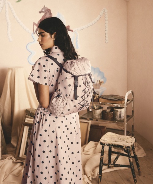 Cath Kidston（キャスキッドソン）の「ユーティリティ バックパック Pink Spot（バックパック/リュック・レディース・その他・FREE）」の2枚目の写真