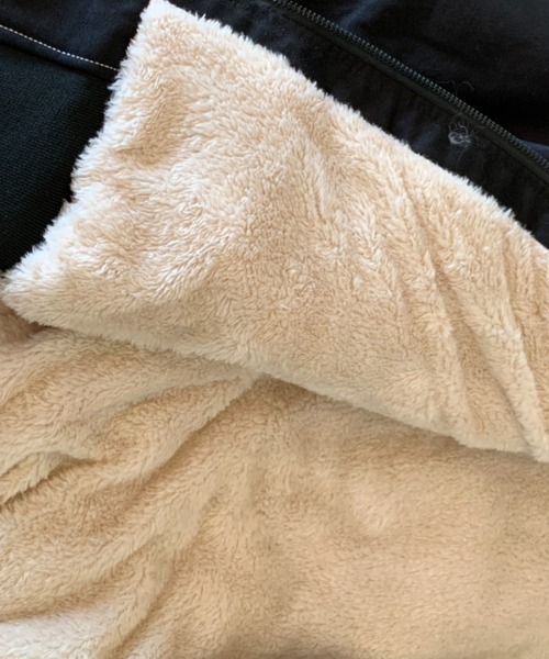 lilful（リルフル）の「【ファー取り外し可能】ステッチデザイン フェイクファー ボア裏地付き オーバーサイズ ダウンブルゾン（ブルゾン・レディース・カーキ/ブラック・M/L）」の21枚目の写真