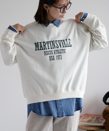 DISCUS ATHLETIC（ディスカス　アスレチック）の「【DISCUS ATHLETIC】裏起毛カレッジロゴスウェット（スウェット）」