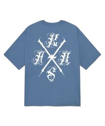 KGTN0201 カンエックス 20番手 半袖Tシャツ ブルー