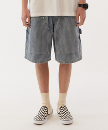 GOLDEN SNSHINE（ゴールデン サンシャイン）の「Stripe denim bermuda shorts_Blue（その他パンツ）」