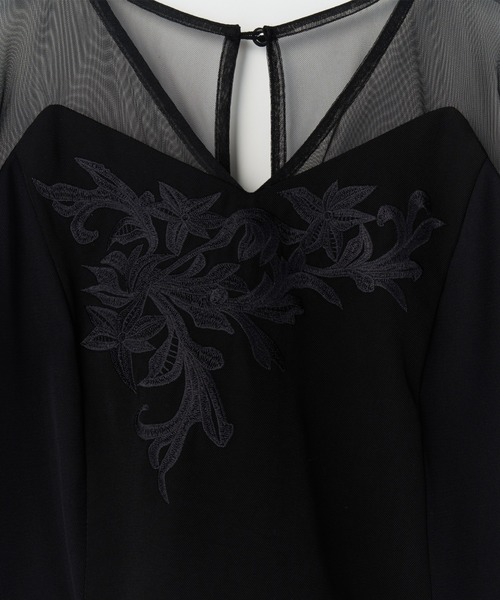 ANDRESD(アンドレスド)の「レースパネルアクセントセットアップパンツドレス / lace panel accent setup pants dress(パンツドレス・レディース・グレー/オリーブ/ブラック・L/M/S)」の21枚目の写真