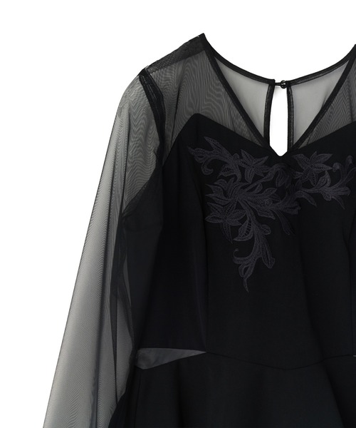 ANDRESD(アンドレスド)の「レースパネルアクセントセットアップパンツドレス / lace panel accent setup pants dress(パンツドレス・レディース・グレー/オリーブ/ブラック・L/M/S)」の22枚目の写真