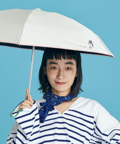 すみだ水族館×Wpc. 遮光おそろいパラソル ミニ 日傘 折りたたみ