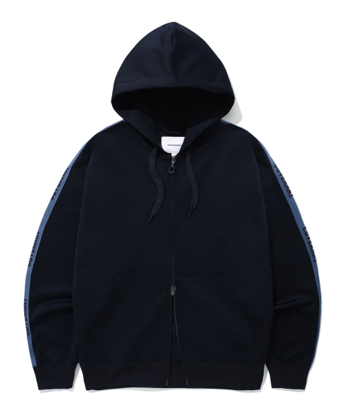 COVERNAT(カバーナット)の「レトロトラックフードパーカー ジップアップ ネイビー(パーカー・レディース・その他・LARGE/MEDIUM/SMALL/X-LARGE)」の1枚目の写真