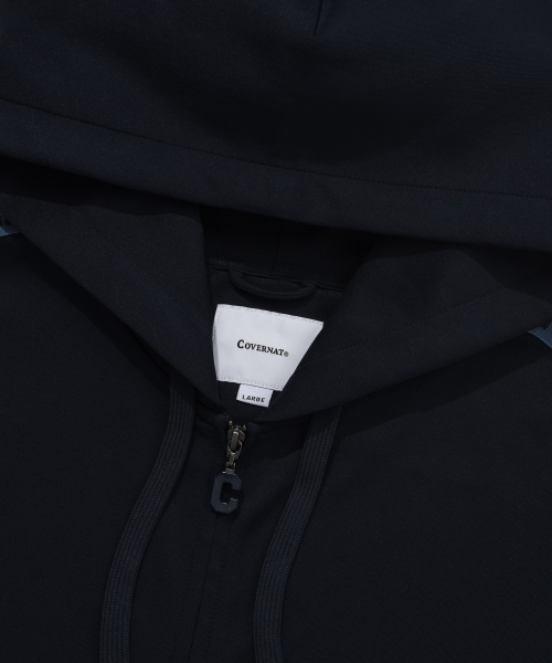 COVERNAT(カバーナット)の「レトロトラックフードパーカー ジップアップ ネイビー(パーカー・レディース・その他・LARGE/MEDIUM/SMALL/X-LARGE)」の4枚目の写真