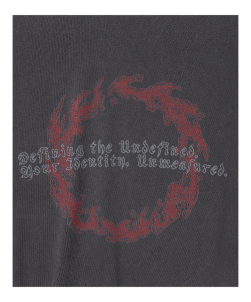 MASSNOUN(マスノウン)の「エターナルループピグメント半袖MSITS007-DG(Tシャツ/カットソー・レディース・その他・SMALL/LARGE/X-LARGE)」の4枚目の写真