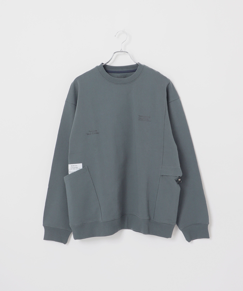 B.C STOCK(ベーセーストック)の「《追加》OLIVEDRAB キャリーポケットスウェット(スウェット・メンズ・スミクロ/ホワイト/グレー系その他/アーミー・MEDIUM/LARGE)」の4枚目の写真