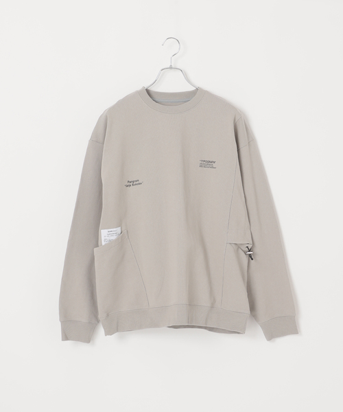 B.C STOCK(ベーセーストック)の「《追加》OLIVEDRAB キャリーポケットスウェット(スウェット・メンズ・スミクロ/ホワイト/グレー系その他/アーミー・MEDIUM/LARGE)」の3枚目の写真