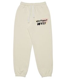 ワイワイワイ コンフォータブルトレーニングスウェットジョガーパンツ_クリーム