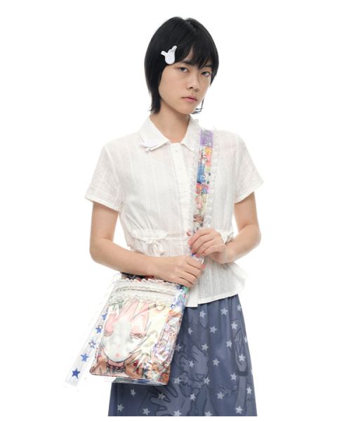 youthbath（ユースバース）の「YB x Oliwa Lace Jelly Cross Bag 