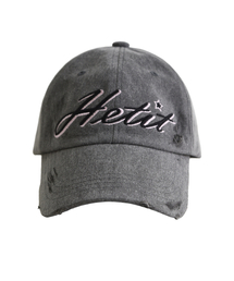 HETIT（ヘティ）の「グランジロゴボールキャップ（グレー）（キャップ）」