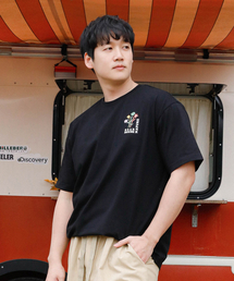 BEARHOUSE（ベアハウス）の「コートニーフラワーバック_BK（Tシャツ/カットソー）」