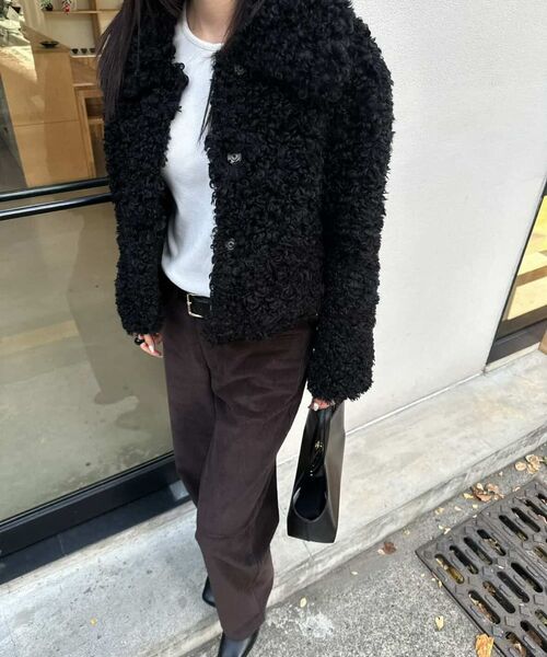 Majournee(マジョネ)の「CORDUROY STRAIGHT PANTS_BROWN(その他パンツ・レディース・その他・SMALL/MEDIUM)」の2枚目の写真