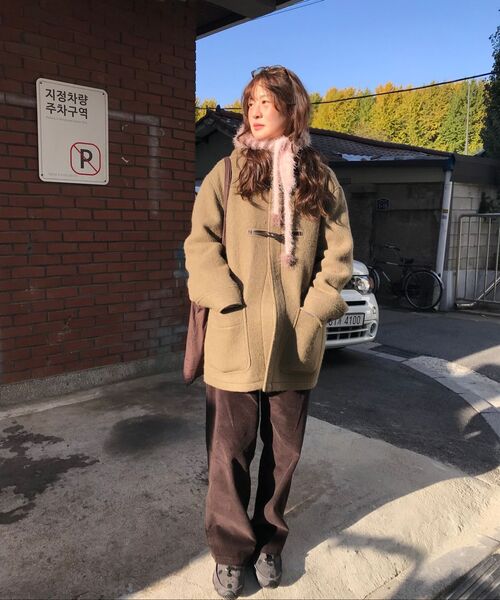 Majournee(マジョネ)の「CORDUROY STRAIGHT PANTS_BROWN(その他パンツ・レディース・その他・SMALL/MEDIUM)」の3枚目の写真