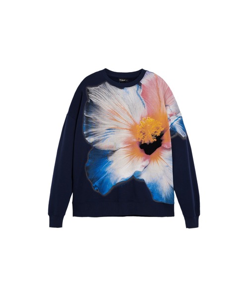 Desigual(デシグアル)の「フローラル グラフィック スウェットシャツ(スウェット・レディース・レッド・S/M/XS/L/XL)」の3枚目の写真